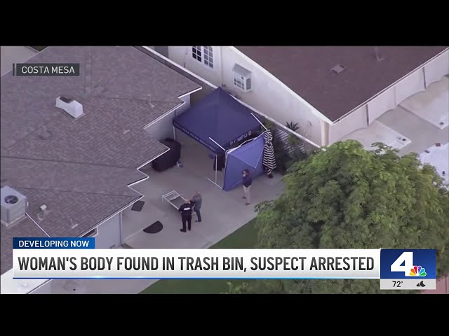 ⁣Woman's body found in Costa Mesa backyard