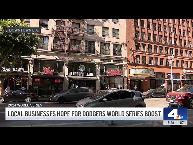 ⁣Downtown businesses look forward to World Series