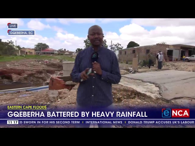 ⁣Eastern Cape floods | Gqeberha battered by heavy rainfall