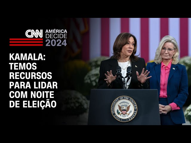 ⁣Kamala: Temos recursos para lidar com noite de eleição | CNN NOVO DIA