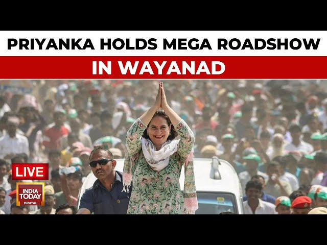 ⁣Priyanka Gandhi's Rally In Wayanad LIVE | Priyanka Marks Political Debut, | Wayanad ByPolls