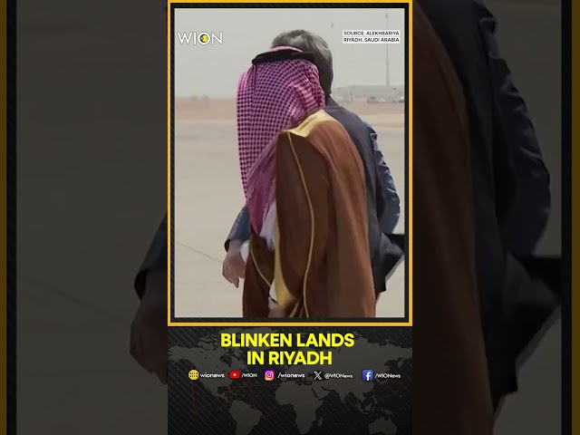 ⁣US Secretary Blinken Lands In Riyadh In New Push For Israel-Saudi Arabia Normalization | WION Shorts