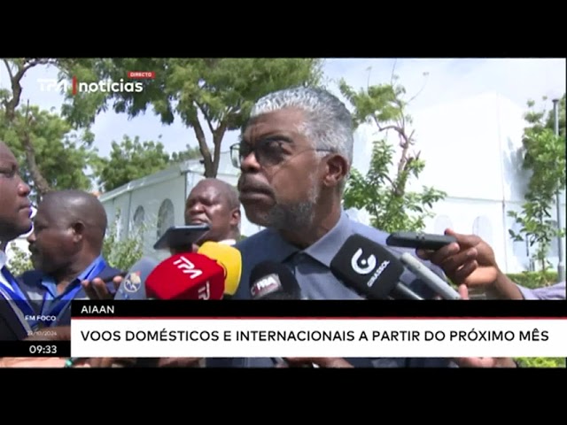 ⁣AIAAN - Voos domésticos e internacionais a partir do proximo mês