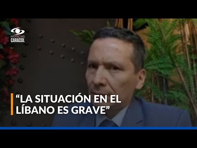 ⁣"La mayoría de colombianos desearon volver a Colombia": Embajador de Colombia en Líbano