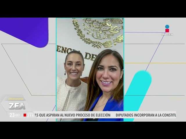 ⁣Claudia Sheinbaum y Libia Dennise García acuerdan combatir la inseguridad en Guanajuato