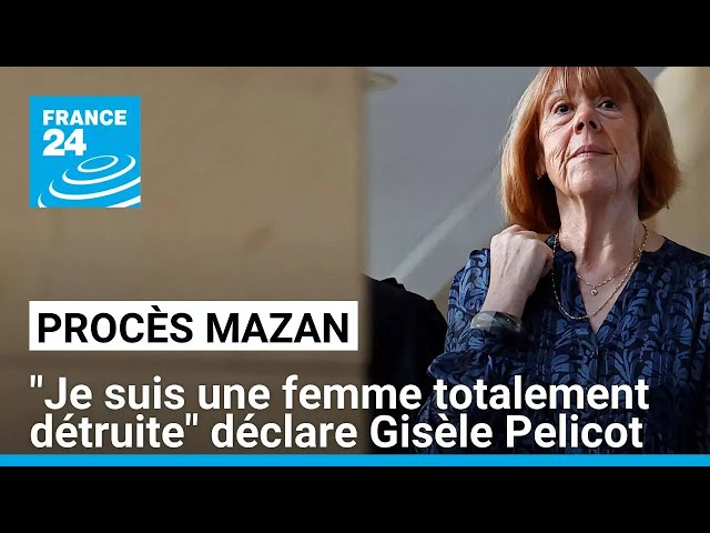 ⁣Procès des viols de Mazan : Gisèle Pelicot dit être "une femme totalement détruite"