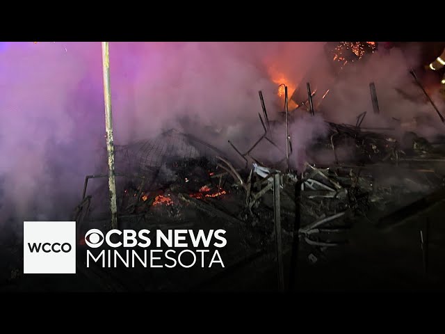 ⁣No injuries reported in St. Paul encampment fire