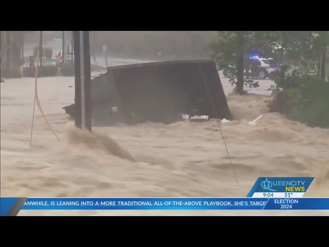 ⁣Residents still working to rebuild in Rutherford County