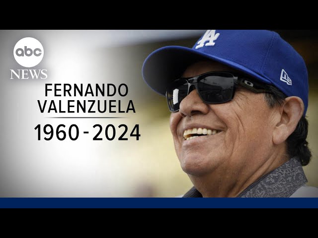 ⁣Former LA Dodgers pitcher Fernando Valenzuela dies at 63