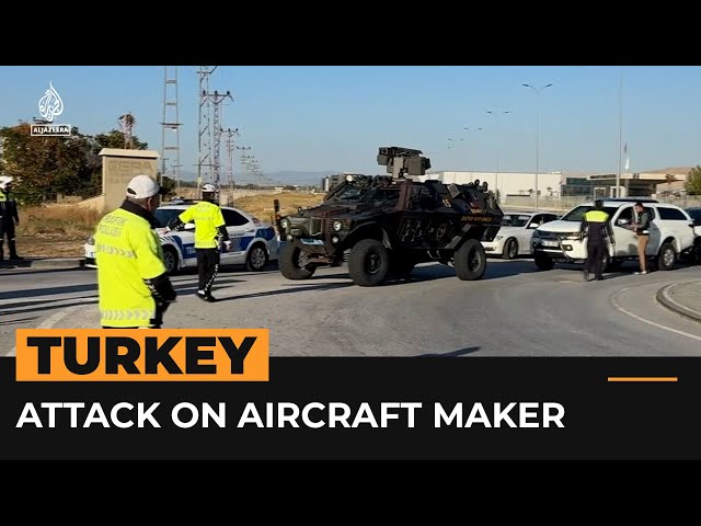 ⁣Explosion, gunshots heard outside Turkish military aircraft maker | AJ #Shorts