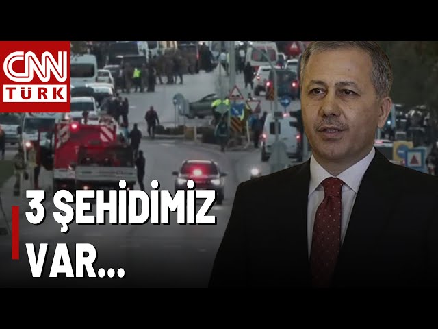 ⁣SON DAKİKA  İçişleri Bakanı Ali Yerlikaya Açıkladı! "3 Şehit 14 Yaralı Var..."