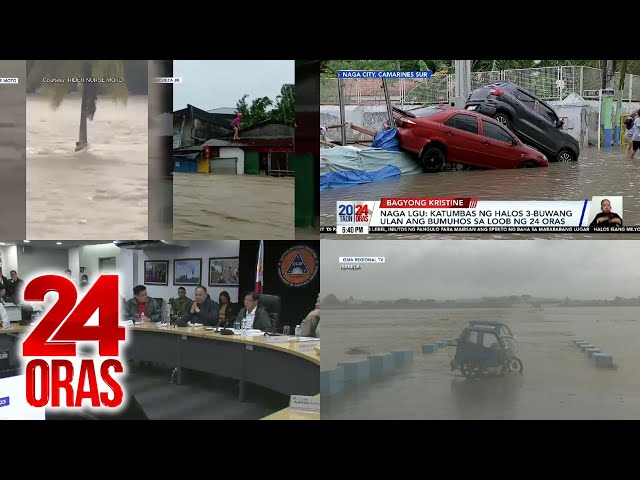 ⁣24 Oras: (Part 1) Ilang Bikolano, na-trap sa kanilang bahay dahil sa lagpas-taong baha..., atbp.