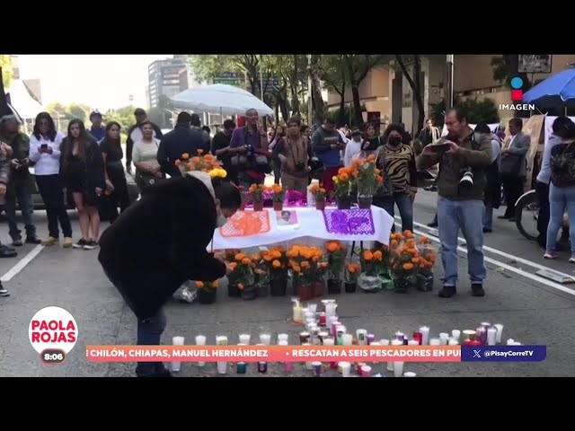 ⁣Realizan ceremonia en memoria del padre Marcelo Pérez en la CDMX