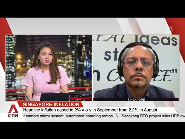 ⁣Dr Aurobindo Ghosh on inflation in Singapore