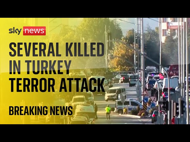 ⁣BREAKING: Several killed in terror attack at Turkish aerospace company in Ankara