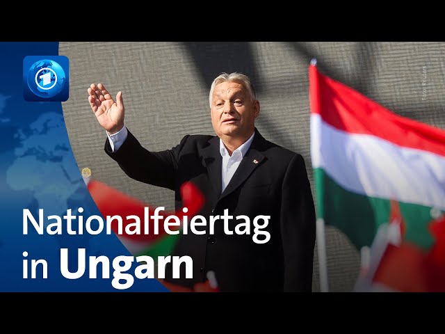 ⁣Nationalfeiertag in Ungarn: Reden von Orban und Opposition