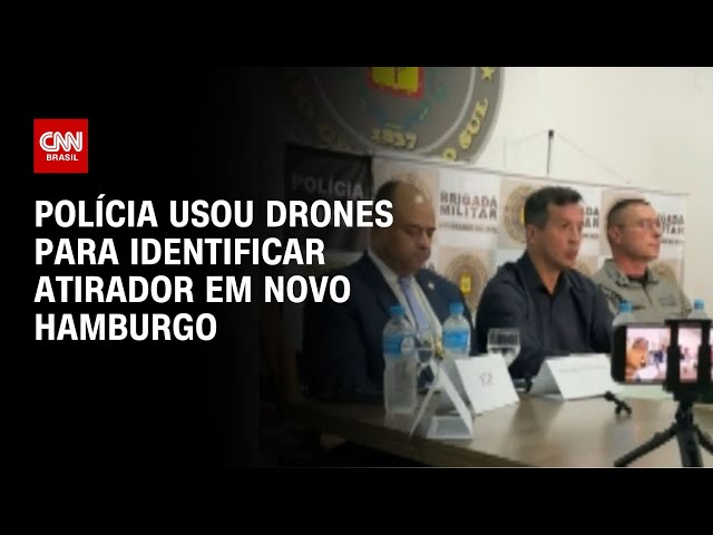 ⁣Polícia usou drones para identificar atirador em Novo Hamburgo | LIVE CNN