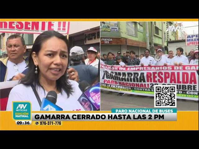 ⁣Emporio comercial de Gamarra paraliza para respaldar el paro nacional