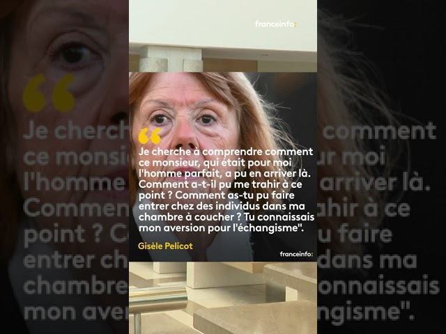 ⁣Ce qu'a dit Gisèle Pelicot à la barre de la cour criminelle du Vaucluse