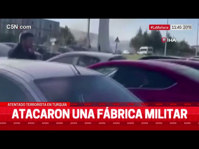 ⁣ATENTADO TERRORISTA en TURQUÍA: el ATAQUE FUE en una FÁBRICA MILITAR