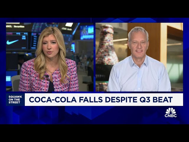 ⁣Coca Cola CEO on Q3 earnings: Confident about re-establishing overall growth equation