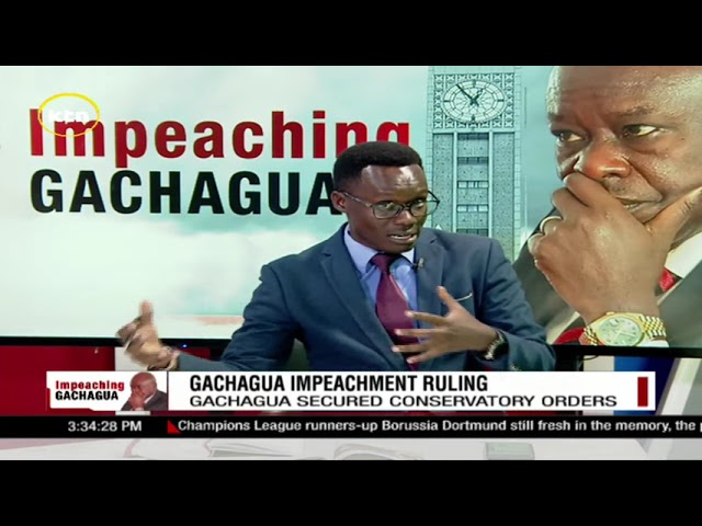 ⁣Gachagua impeachment ruling