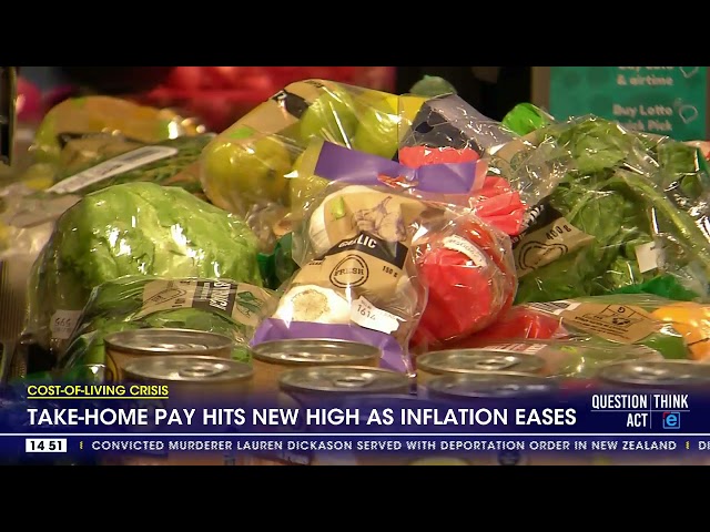 ⁣Cost-of-living Crisis | Take home pay hits new high as inflation eases