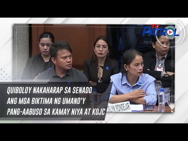 ⁣Quiboloy nakaharap sa Senado ang mga biktima ng umano'y pang-aabuso sa kamay niya at KOJC