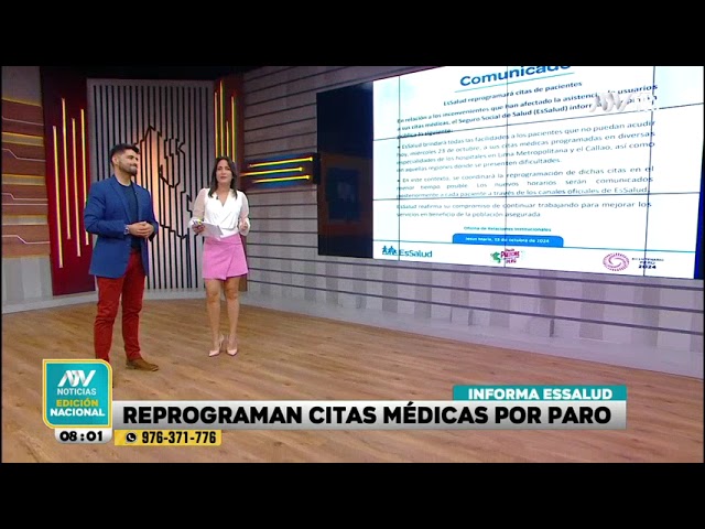 ⁣EsSalud reprogramará las citas de los pacientes afectados por el paro de transportistas