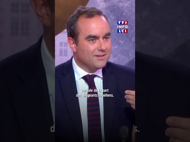 ⁣️ Sébastien Lecornu "invite les gouvernants israéliens à plus de dignité"