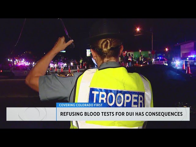 ⁣Refusing blood test after getting pulled over for DUI in Colorado will add more consequences