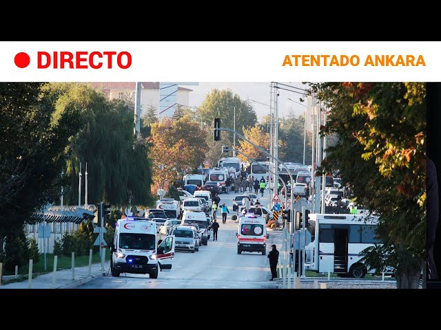 ⁣TURQUÍA: Varios MUERTOS en un ATENTADO contra una FÁBRICA de ARMAMENTO AÉREO en ANKARA | RTVE