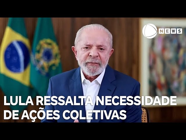 ⁣Lula ressalta necessidade de ações coletivas durante discurso na cúpula dos Brics