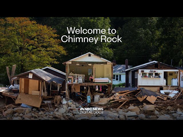 ⁣The destruction of Chimney Rock: A small mountain town grapples with its future