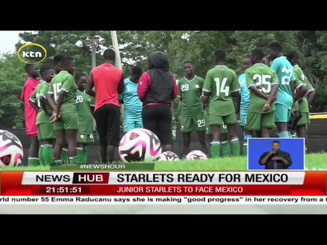 ⁣Harambee Starlets ready for  Mexico, coach says team is in a bouyant mood