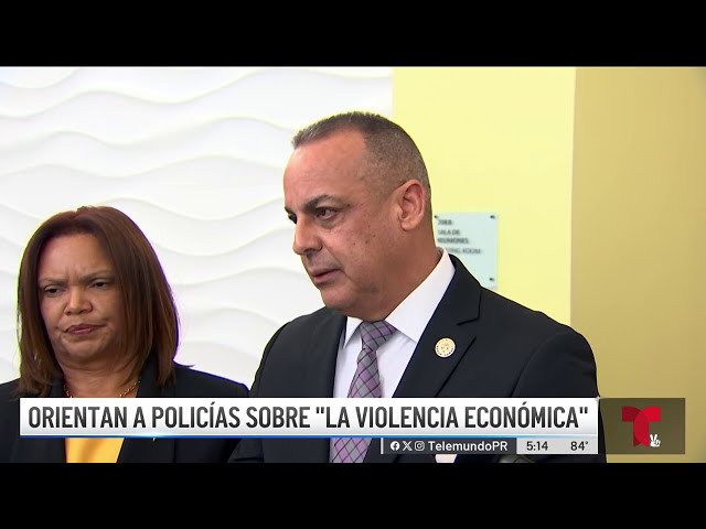 ⁣Orientan a policías sobre la violencia económica