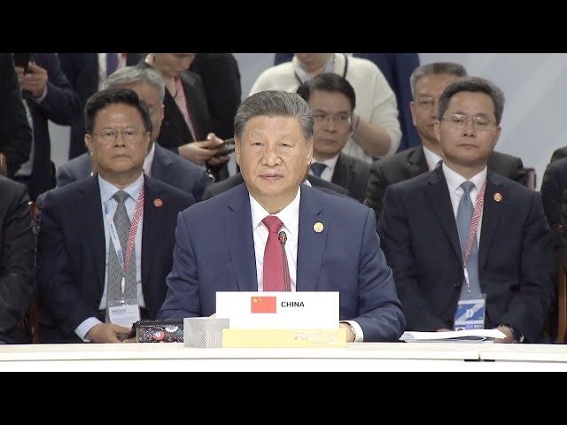 ⁣Xi Jinping calls on BRICS to work for global stability, high-quality development