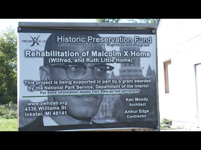 ⁣History of Malcolm X’s life being preserved at his former home in Inkster