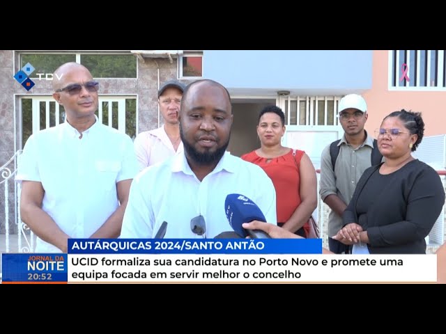 ⁣UCID formaliza sua candidatura no Porto Novo e promete uma equipa focada em servir melhor o concelho