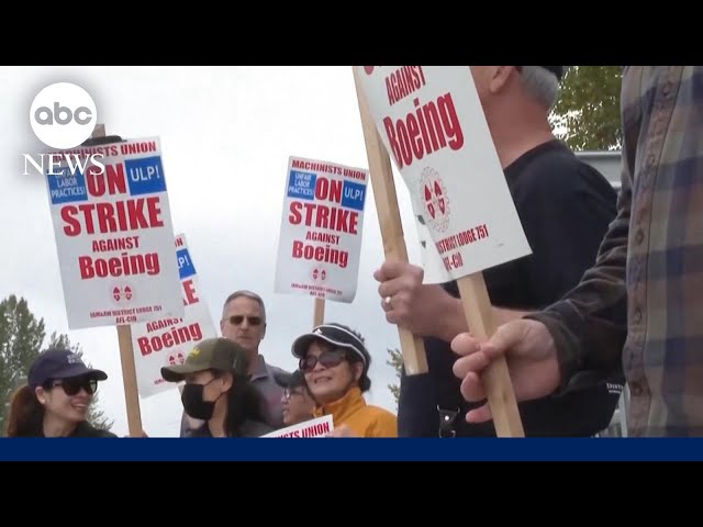 ⁣Boeing workers vote on proposal that could end strike