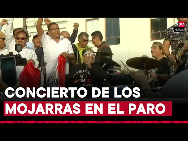 ⁣Los Mojarras: emblemática banda peruana se suma a las manifestaciones frente al Congreso