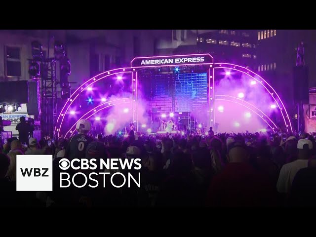 ⁣Drone crash at City Hall Plaza injured 2 people during Celtics party