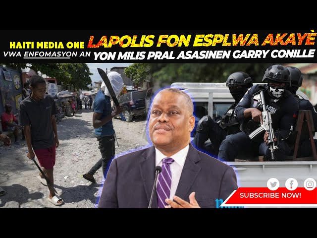 ⁣Lapolis Akayè Fon Gwo Eksplwa, Gwo Konplo Moute Pou elimine Garry Conille