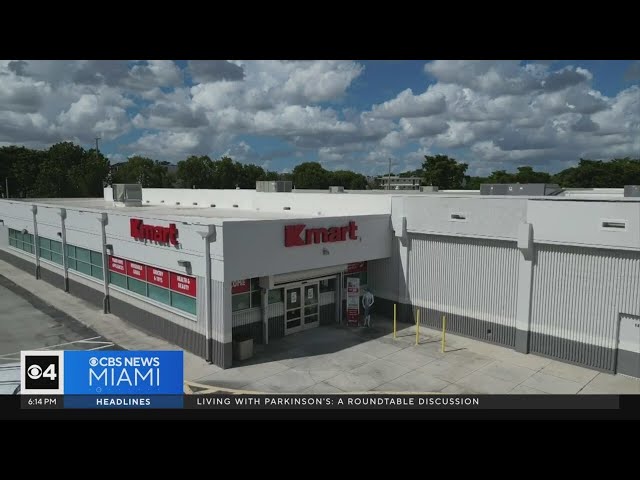 ⁣Last-standing K-Mart in U.S. rolls out Blue Light Special in South Florida