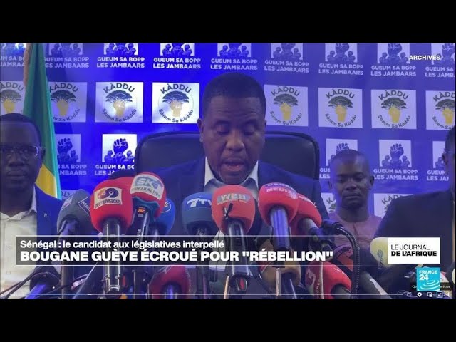 ⁣Sénégal : Bougane Guèye écroué pour "rébellion" • FRANCE 24