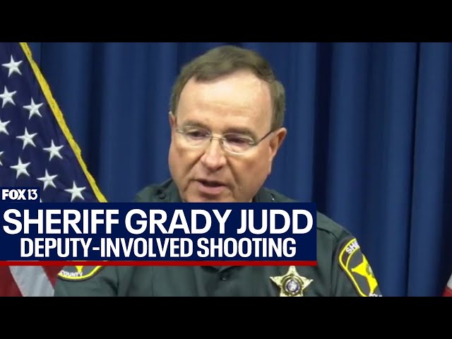 ⁣Grady Judd: Deputy-involved shooting in Polk County