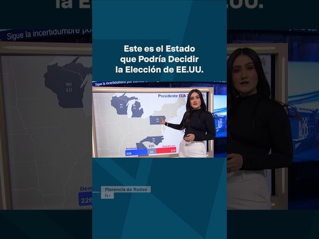 ⁣El estado que podría decidir la elección en EEUU - N+ #Shorts