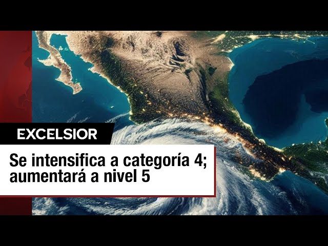 ⁣'Kristy' se intensifica a huracán categoría 4; esta es su trayectoria