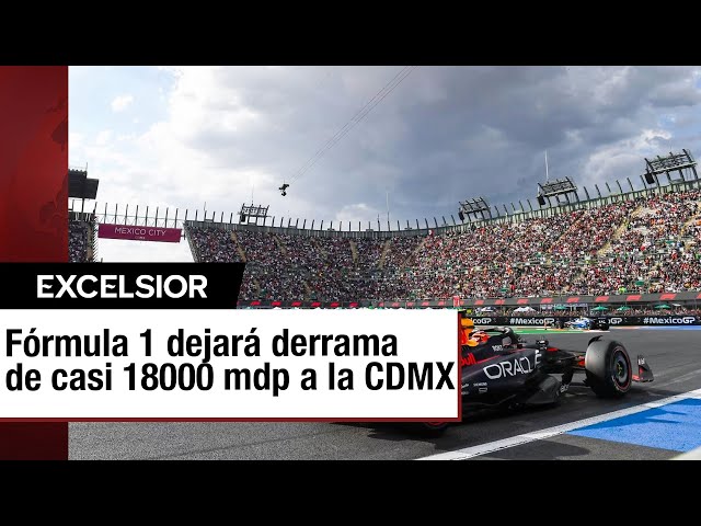 ⁣Gran Premio de F1 en México proyecta derrama de 18 mil mdp en la CDMX