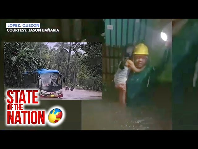 ⁣400 residente, inilikas; 12 barangay, nalubog sa baha  | SONA